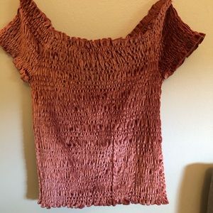 off the shoulder crop top